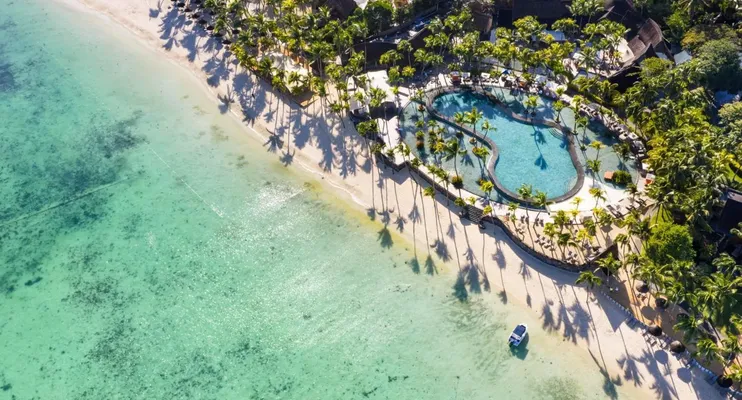 Trou aux Biches Beachcomber — Тру-о-Биш, северо-западное побережье